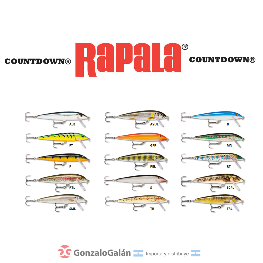 Señuelo Rapala Countdown