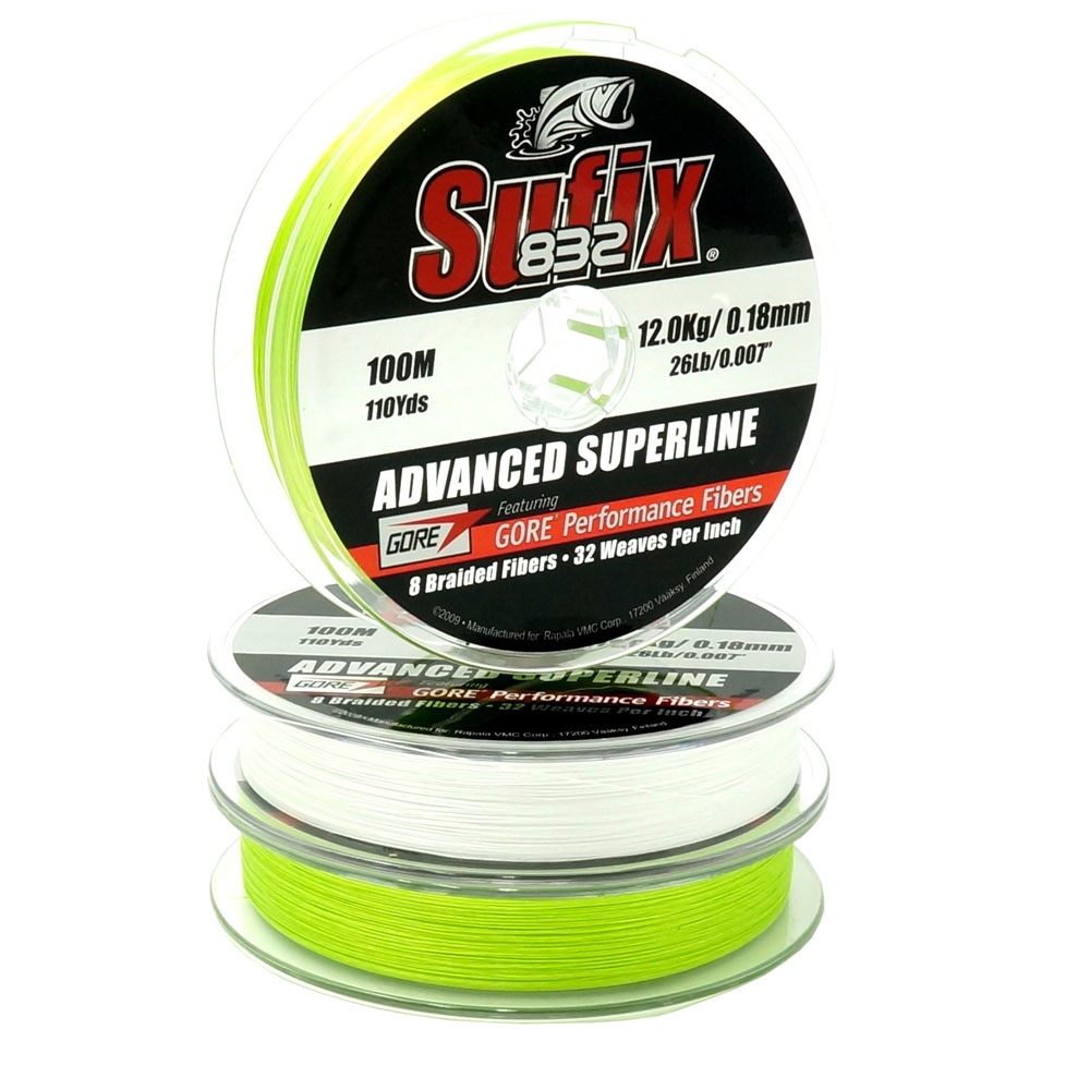 Sufix 832 Coastal Blue Braid Fishing Line – 150 Yards, 10lb / 4.5kg, 0.20mm, Saltwater Freshwater, Rapala