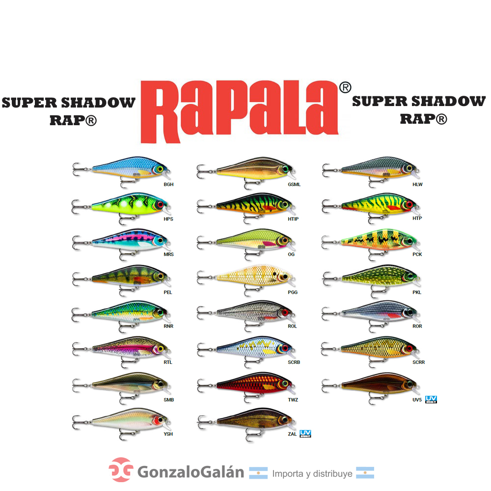 RAPALA SUPER SHADOW RAP 11-16