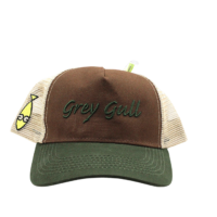 Gorra Grey Gull Marron, verde y beige